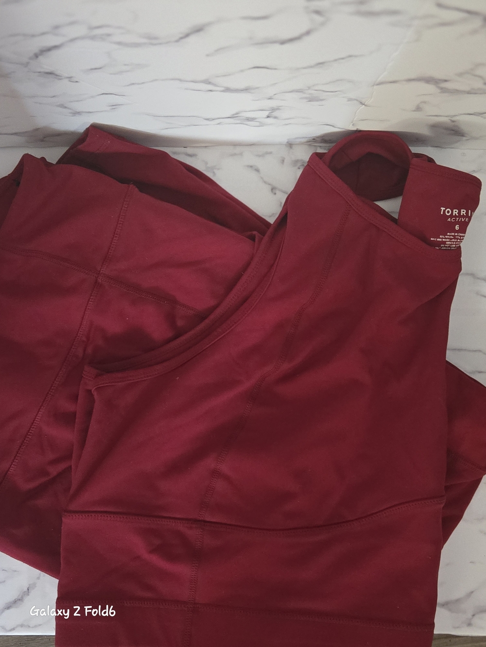 Torrid Active Set Deep Red High-Rise Active Leggings